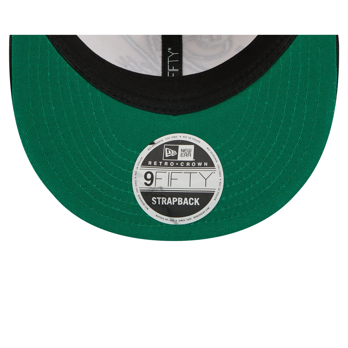 Brooklyn Nets Pinstripe Script Retro Crown 9FIFTY Adjustable Hat