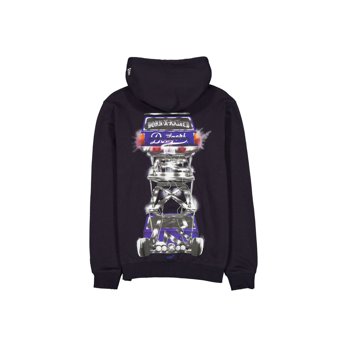 Born x Raised x Los Angeles Dodgers Low Rider Navy Hoodie