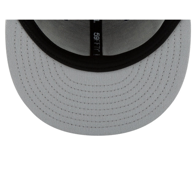 New York Mets Blackout Basic 59FIFTY Fitted Hat