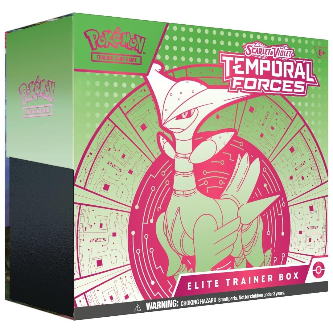 🔥2026 Christmas Gift🎄: Scarlet & Violet - Temporal Forces Elite Trainer Box (ETB) (Iron Leaves)