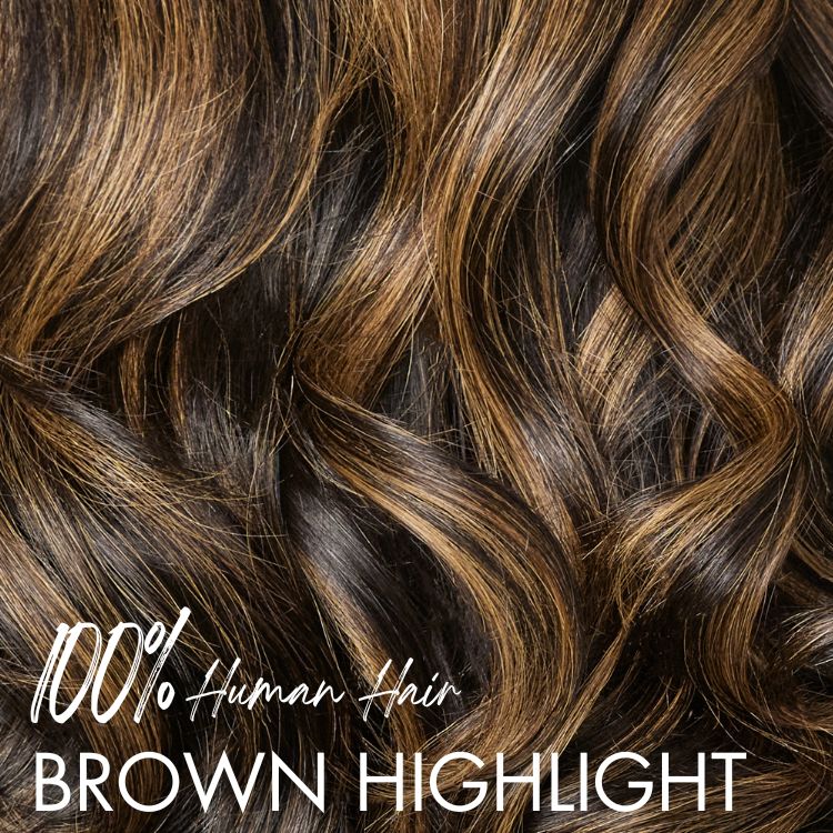 Luvme All-Day Comfort™ Wig 200% Density Brown Highlight Loose Body Wave Glueless Minimalist HD Lace Wig Pre-Cut Lace