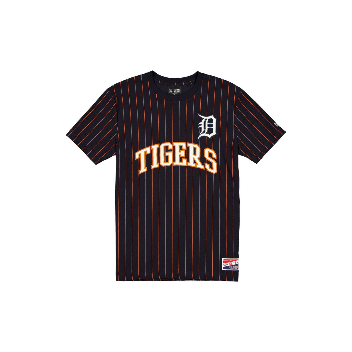 Detroit Tigers Throwback Retro Pinstripe T-Shirt