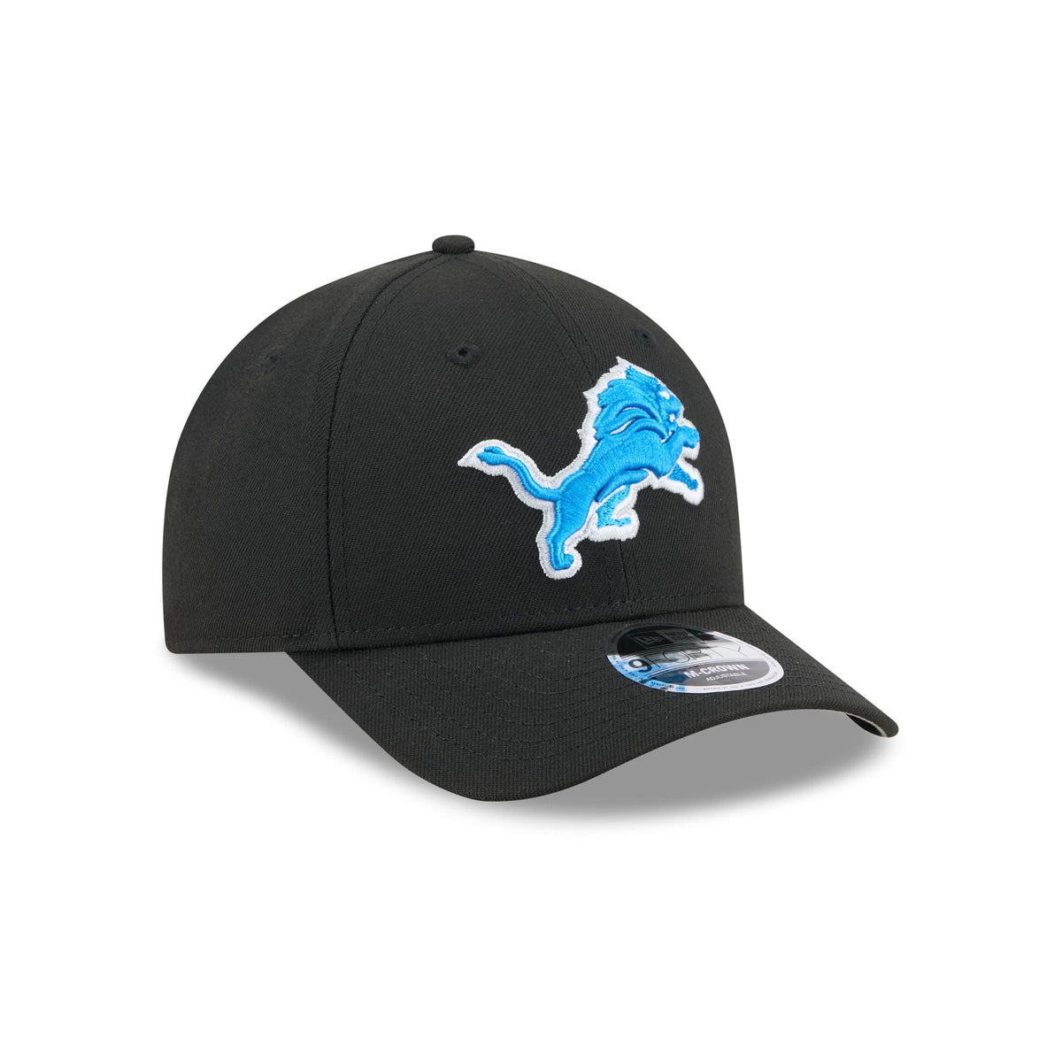 Detroit Lions Team Black 9FORTY M-Crown Snapback Hat