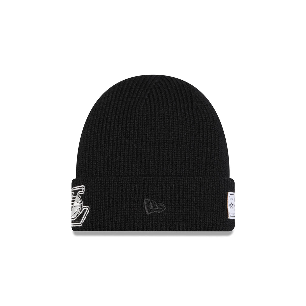 Alpha Industries x Los Angeles Lakers Black Cuff Knit Hat