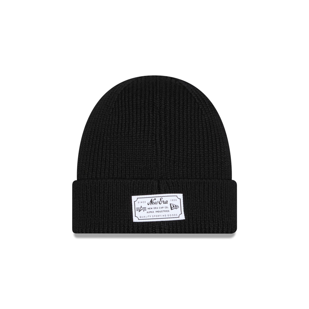 Alpha Industries x Denver Broncos Black Cuff Knit Hat