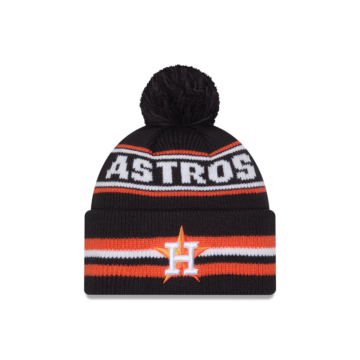 Houston Astros Classic Pom Knit Hat