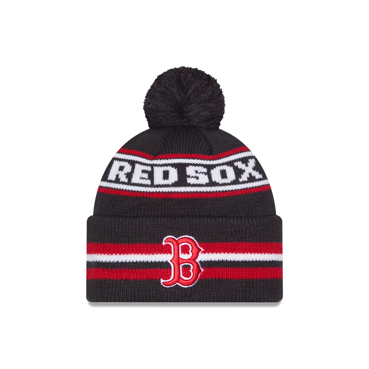 Boston Red Sox Classic Pom Knit Hat