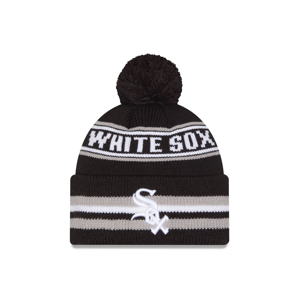 Chicago White Sox Classic Pom Knit Hat