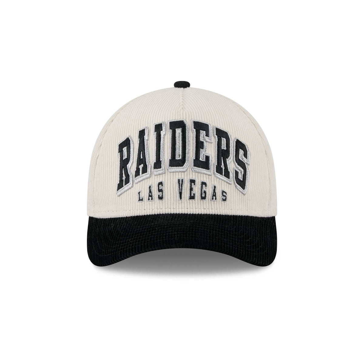 Las Vegas Raiders Stacked Corduroy 9FORTY M-Crown A-Frame Snapback Hat