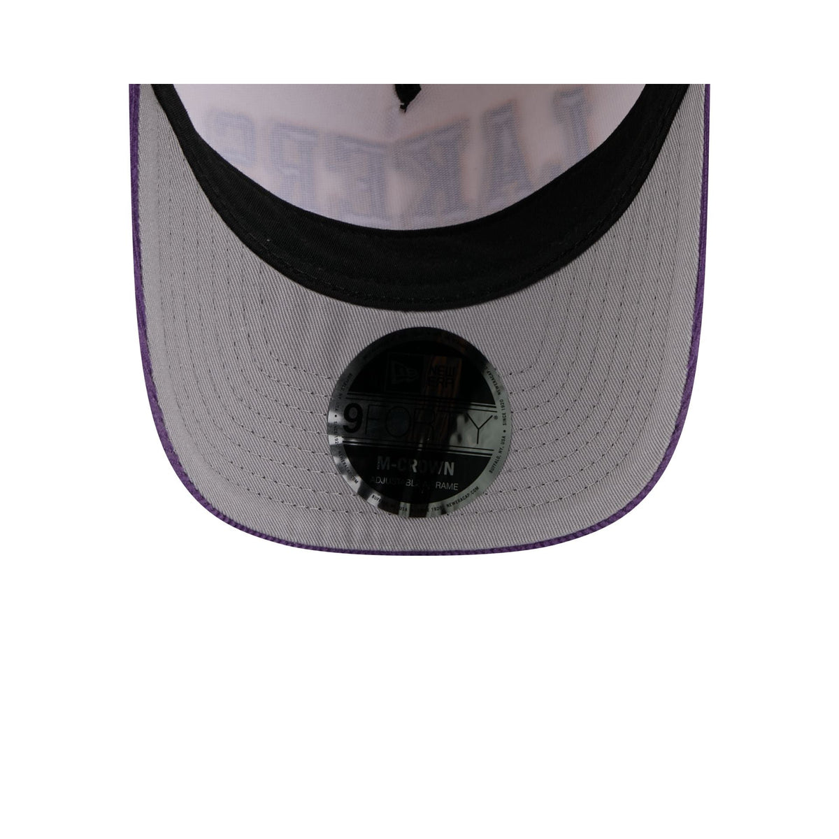 Los Angeles Lakers Stacked Corduroy 9FORTY M-Crown A-Frame Snapback Hat