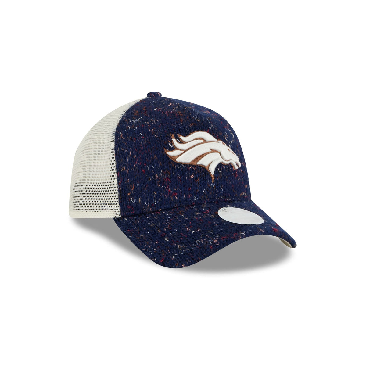 Denver Broncos Knit Women's 9FORTY A-Frame Trucker Hat