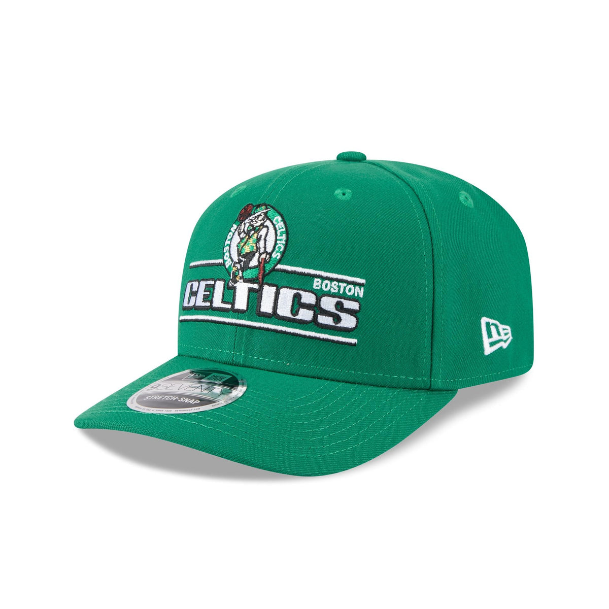 Boston Celtics Stated 9SEVENTY Stretch-Snap Hat