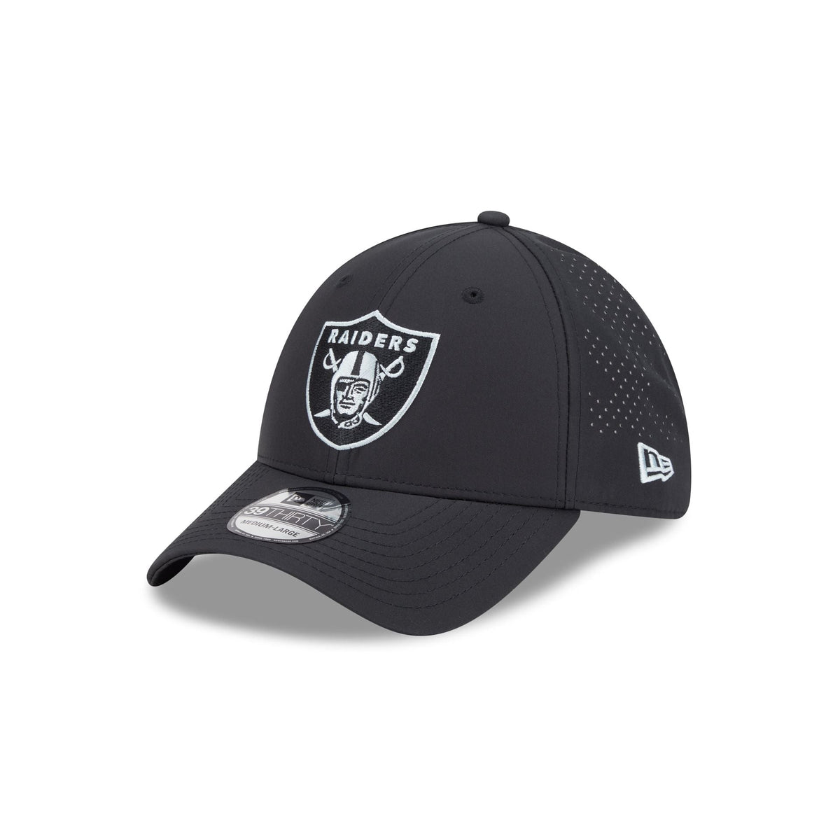 Las Vegas Raiders Night 39THIRTY Stretch Fit Hat