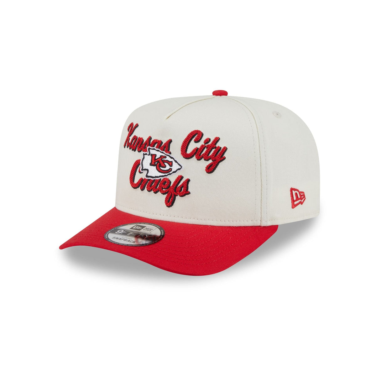 Kansas City Chiefs Chainstitch 9FIFTY A-Frame Snapback Hat