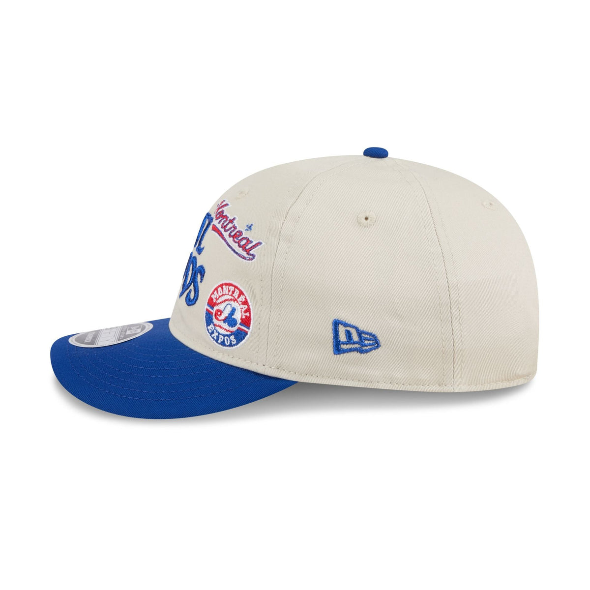 Montreal Expos Scattered Patches Retro Crown 9FIFTY Snapback Hat