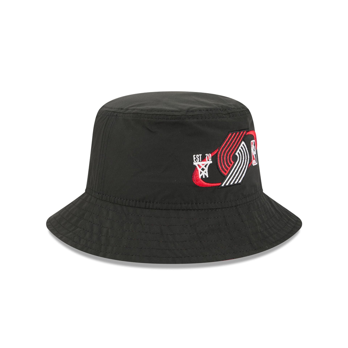 Portland Trail Blazers Nylon Logo Bucket Hat