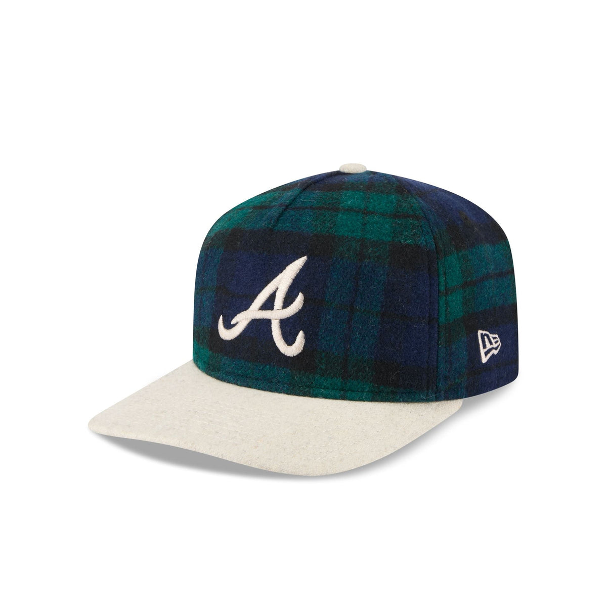 Atlanta Braves Plaid Letterman 19TWENTY Adjustable Hat