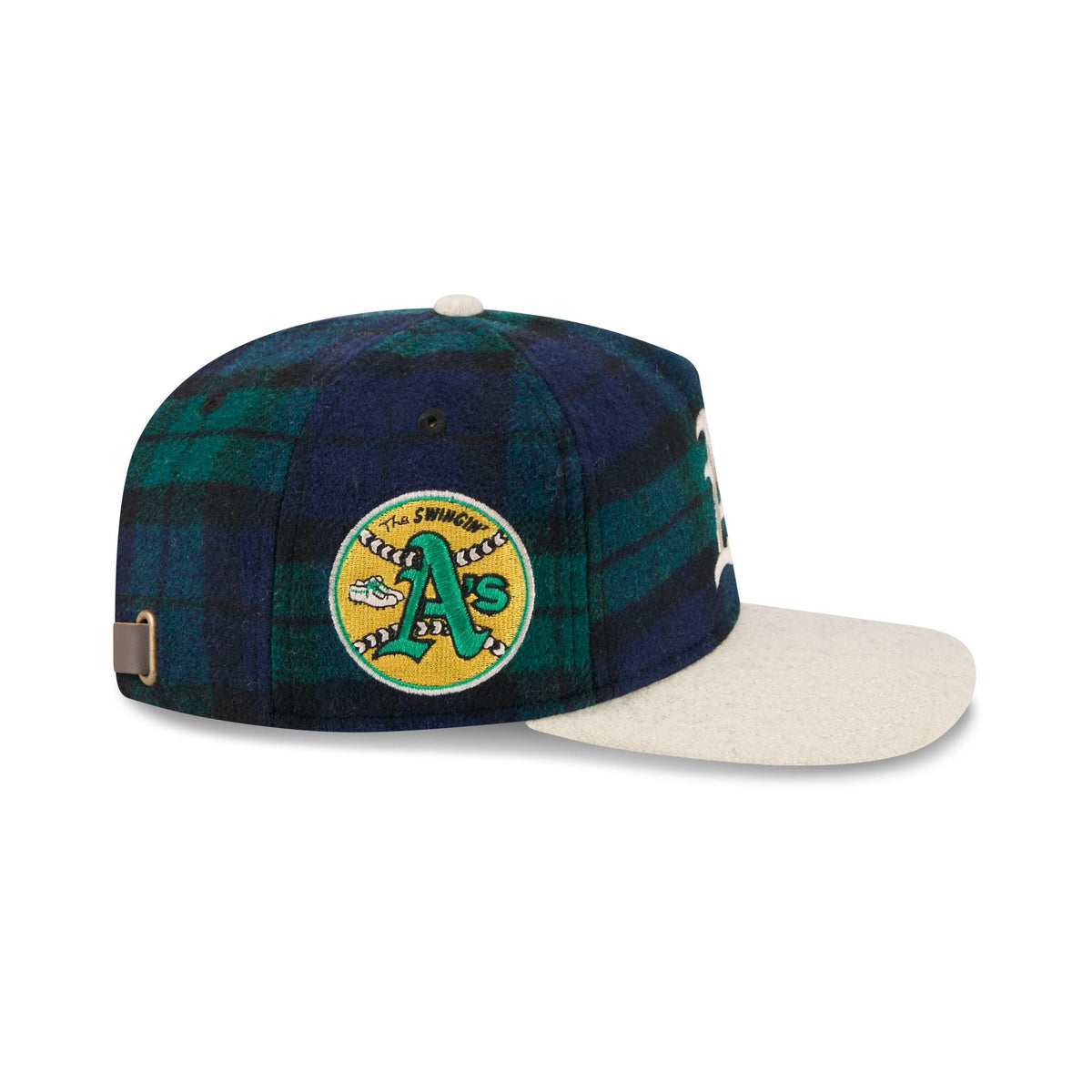 Athletics Plaid Letterman 19TWENTY Adjustable Hat