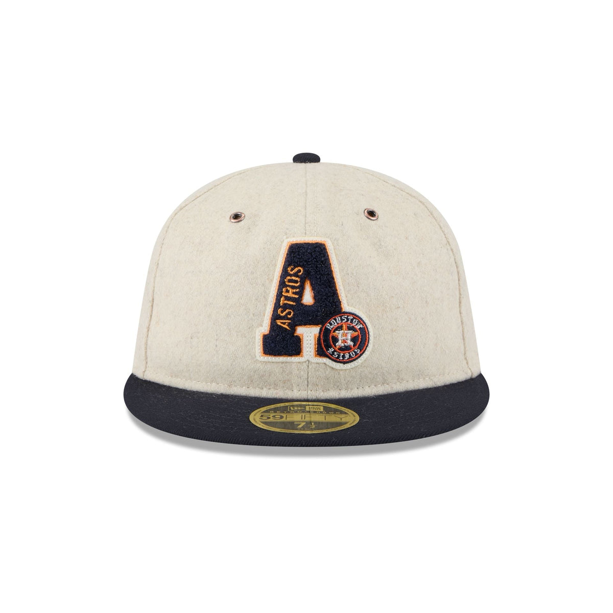 Houston Astros Wool Letterman Retro Crown 59FIFTY Fitted Hat