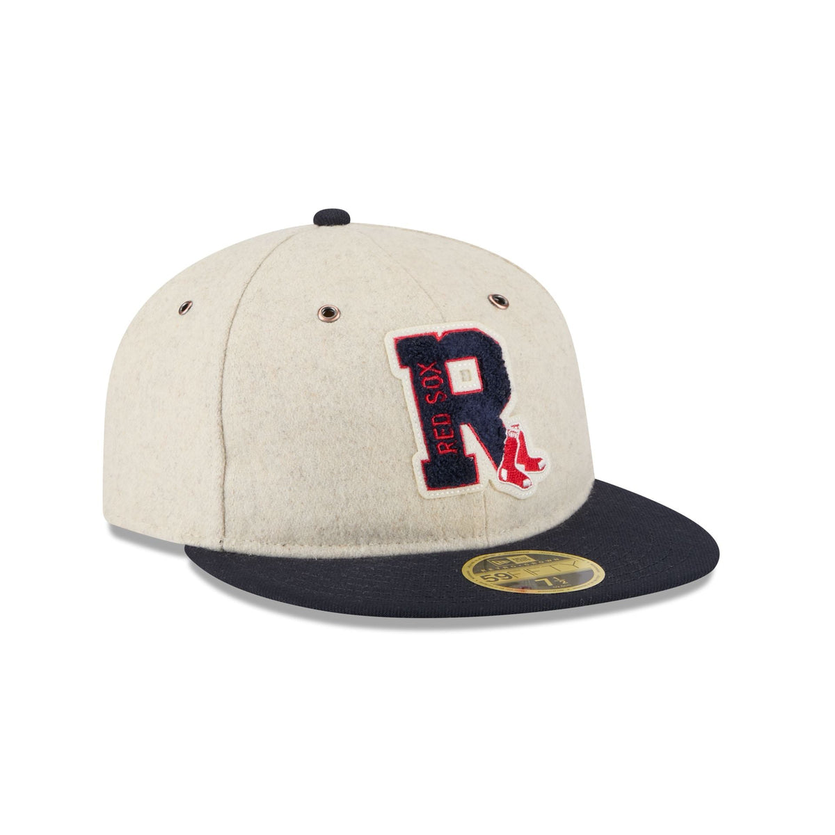 Boston Red Sox Wool Letterman Retro Crown 59FIFTY Fitted Hat