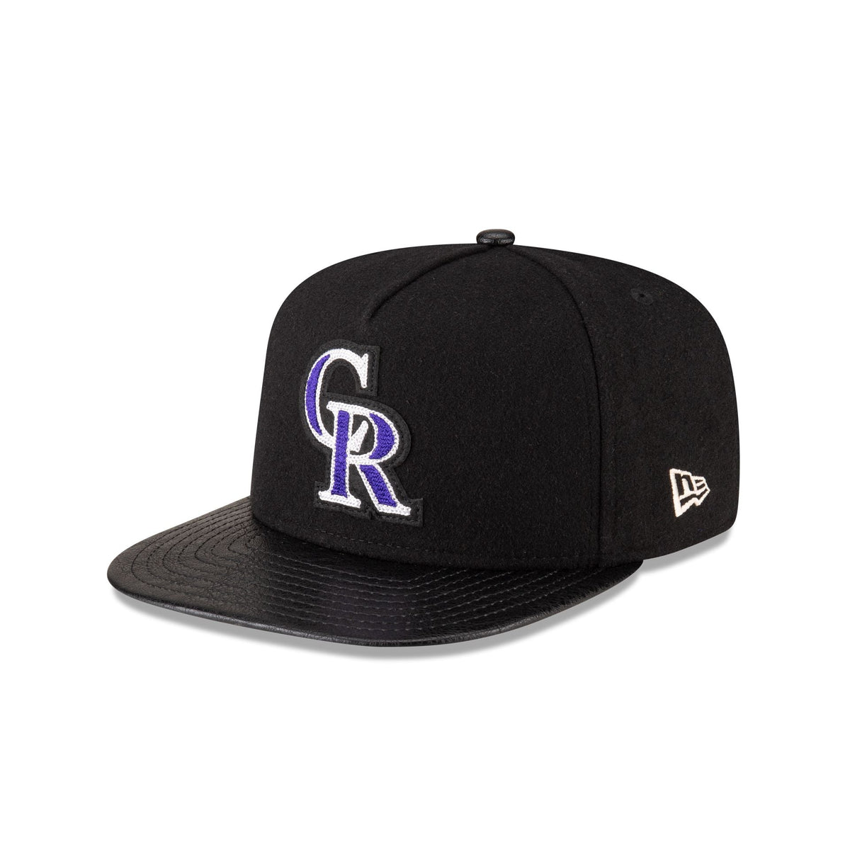 Colorado Rockies Wool Letterman 9FIFTY A-Frame Snapback Hat