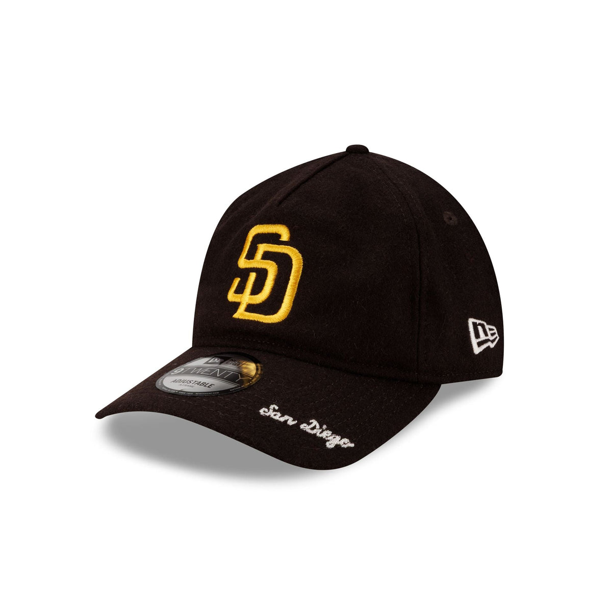 San Diego Padres Wool Letterman 9TWENTY A-Frame Adjustable Hat Adjustable Hat