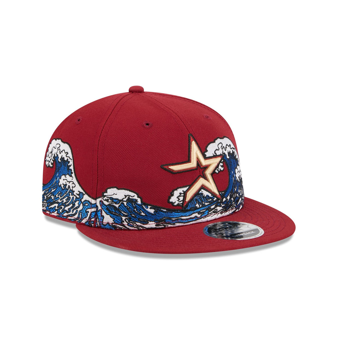 Houston Astros Tidal Flow Retro Crown 9FIFTY Adjustable Hat