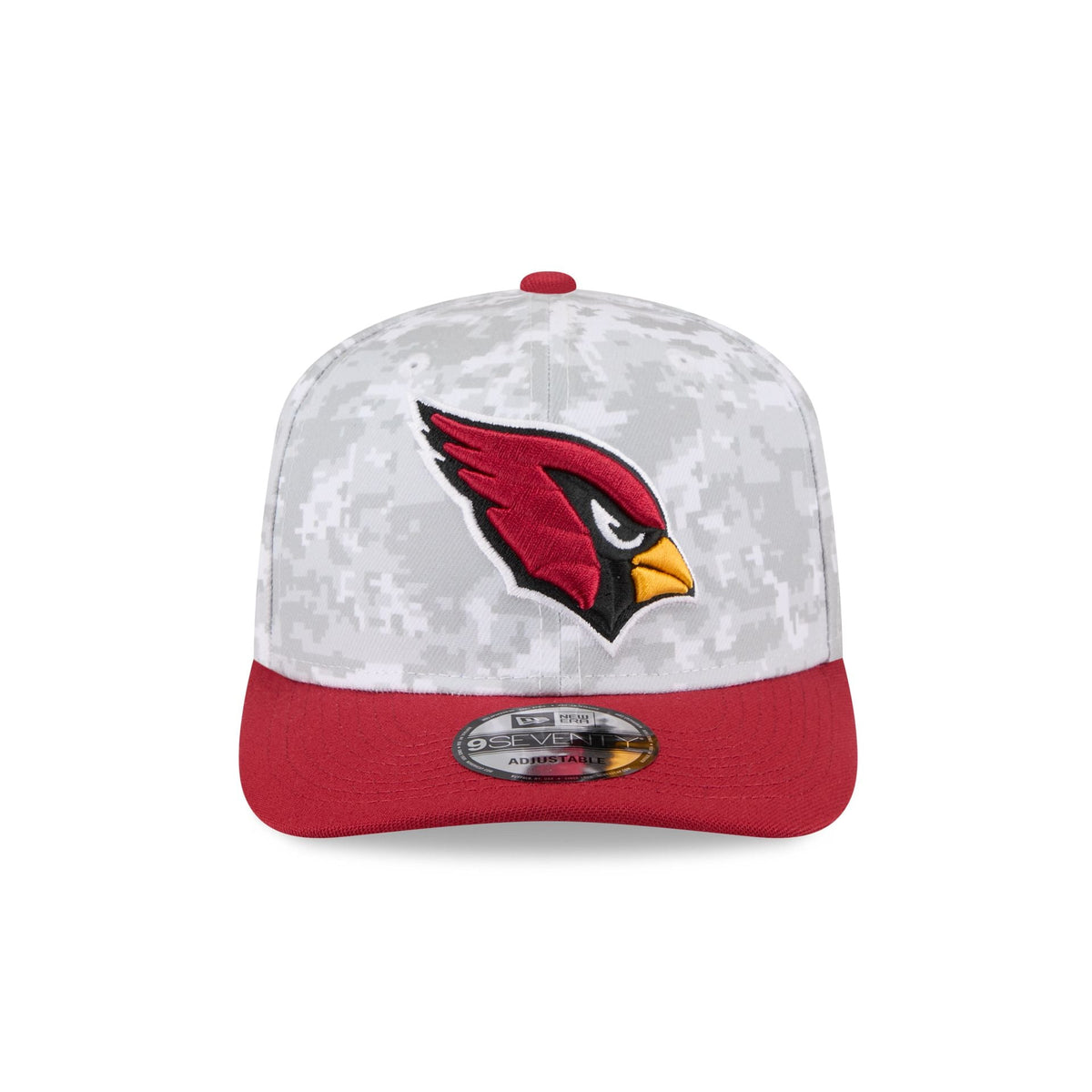 Arizona Cardinals 2025 Salute to Service Fan Gear 9SEVENTY Stretch-Snap Hat