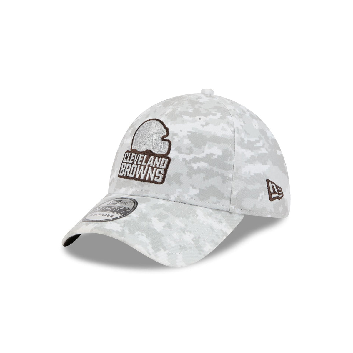 Cleveland Browns 2025 Salute to Service Fan Gear 39THIRTY Stretch Fit Hat