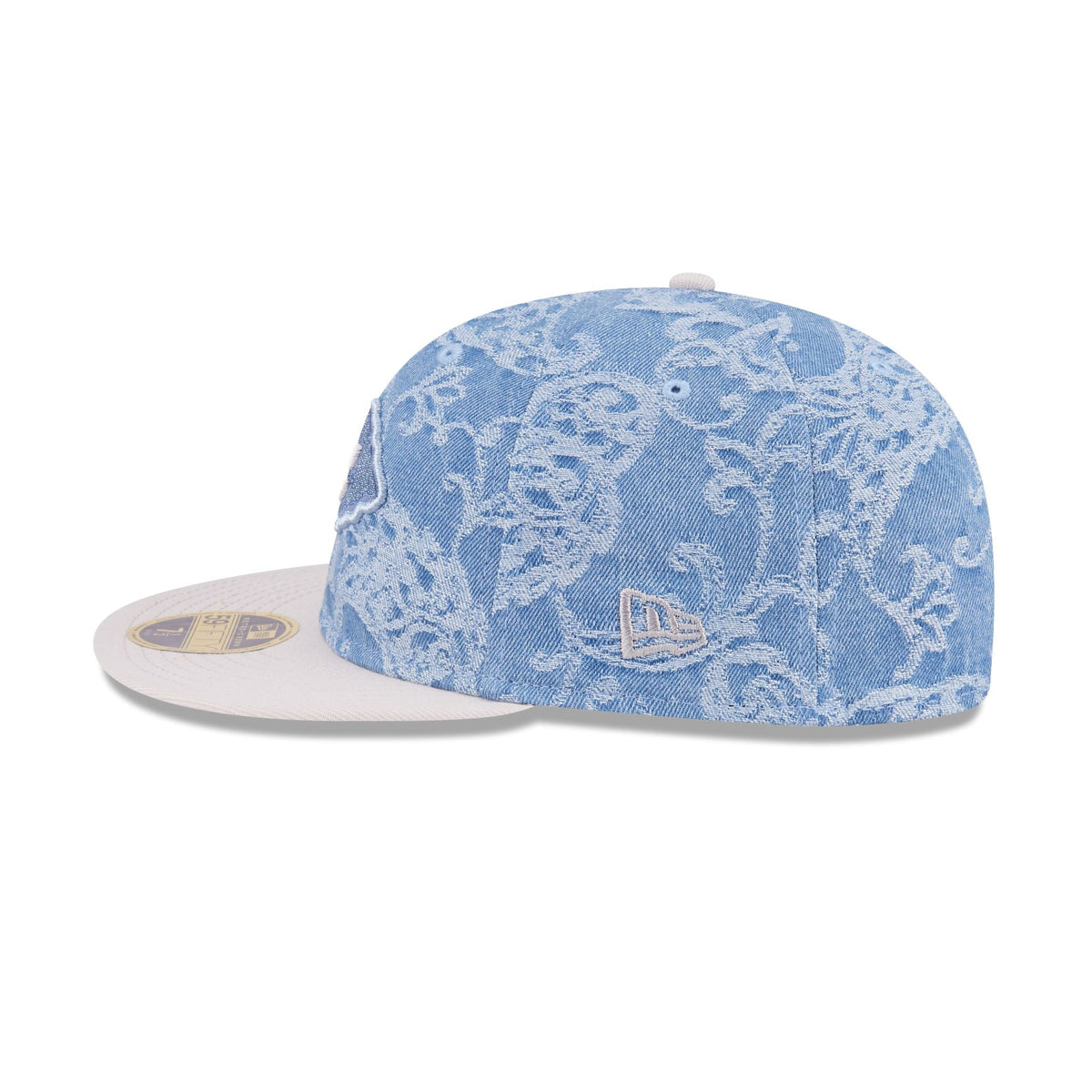 Just Caps Jacquard Denim Kansas City Chiefs Retro Crown 59FIFTY Fitted Hat