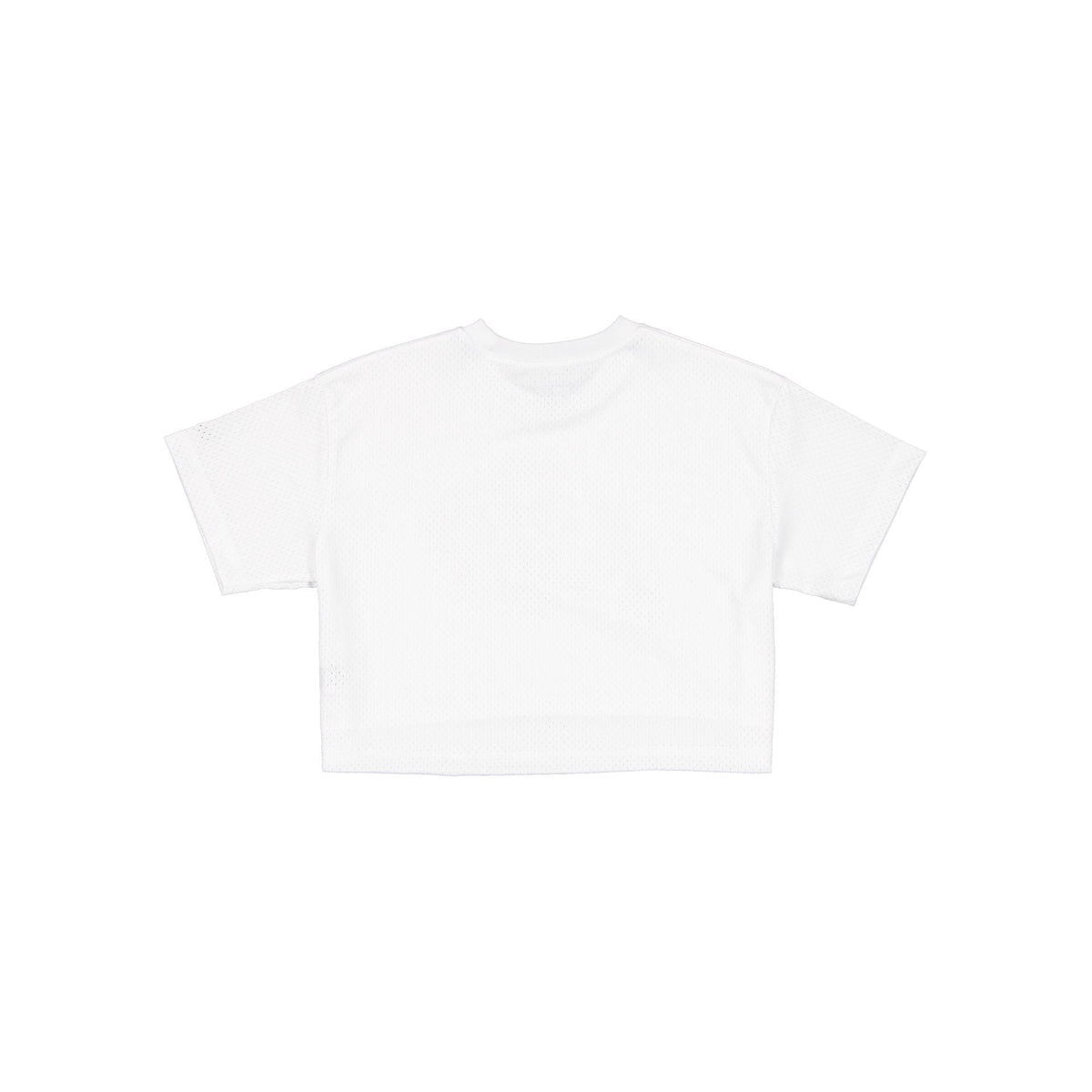 Atlanta Braves Summer Women's White Cropped Jersey T-Shirt