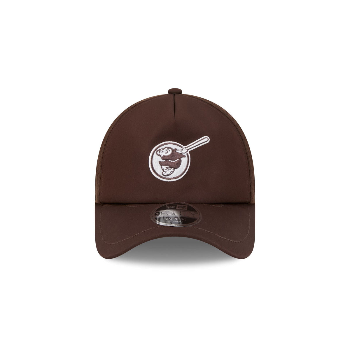 San Diego Padres 2026 Batting Practice Alt Friar 9FORTY APEX Trucker Hat
