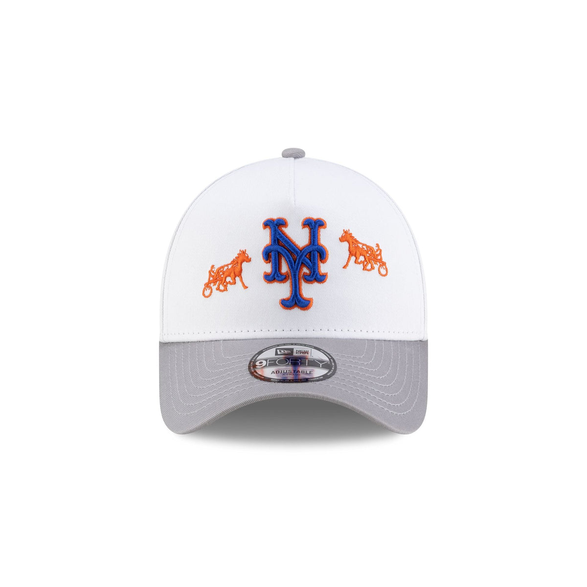 Siegelman Stable x New York Mets Gray Visor 9FORTY A-Frame Snapback Hat