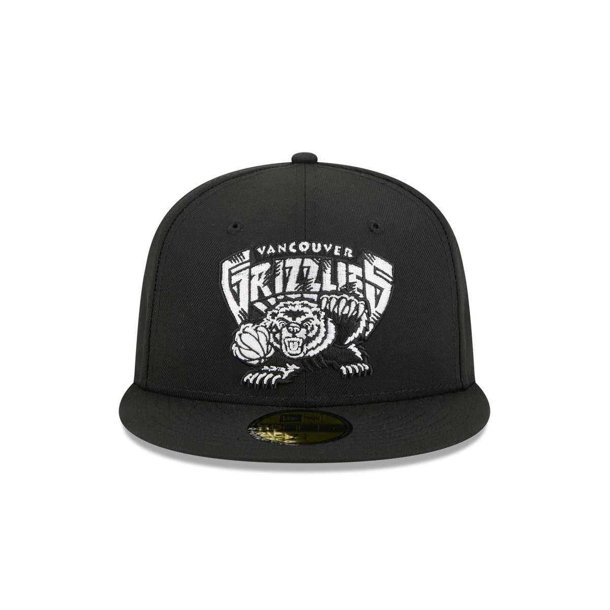 Vancouver Grizzlies 1995-2001 Hardwood Classics Black 59FIFTY Fitted Hat