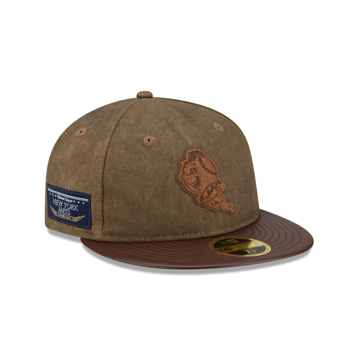New York Mets Utility Linen Retro Crown 59FIFTY Fitted Hat