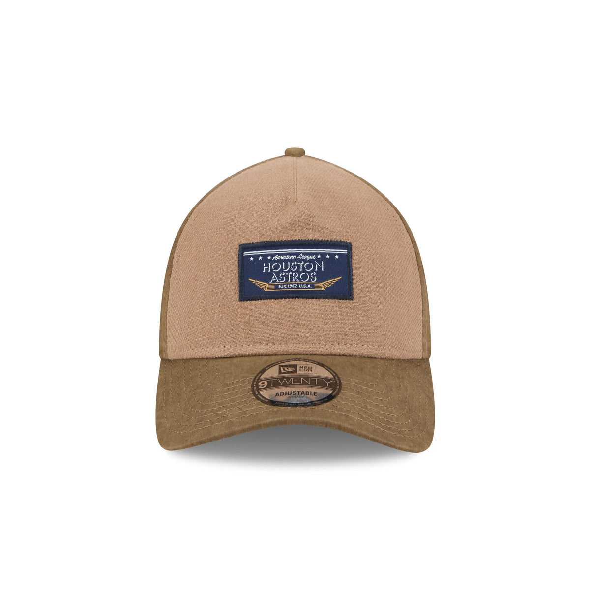 Houston Astros Utility Linen 9TWENTY A-Frame Adjustable Hat