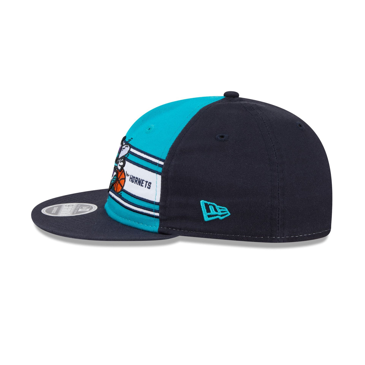 Charlotte Hornets Team Stripes Retro Crown 9FIFTY Snapback Hat