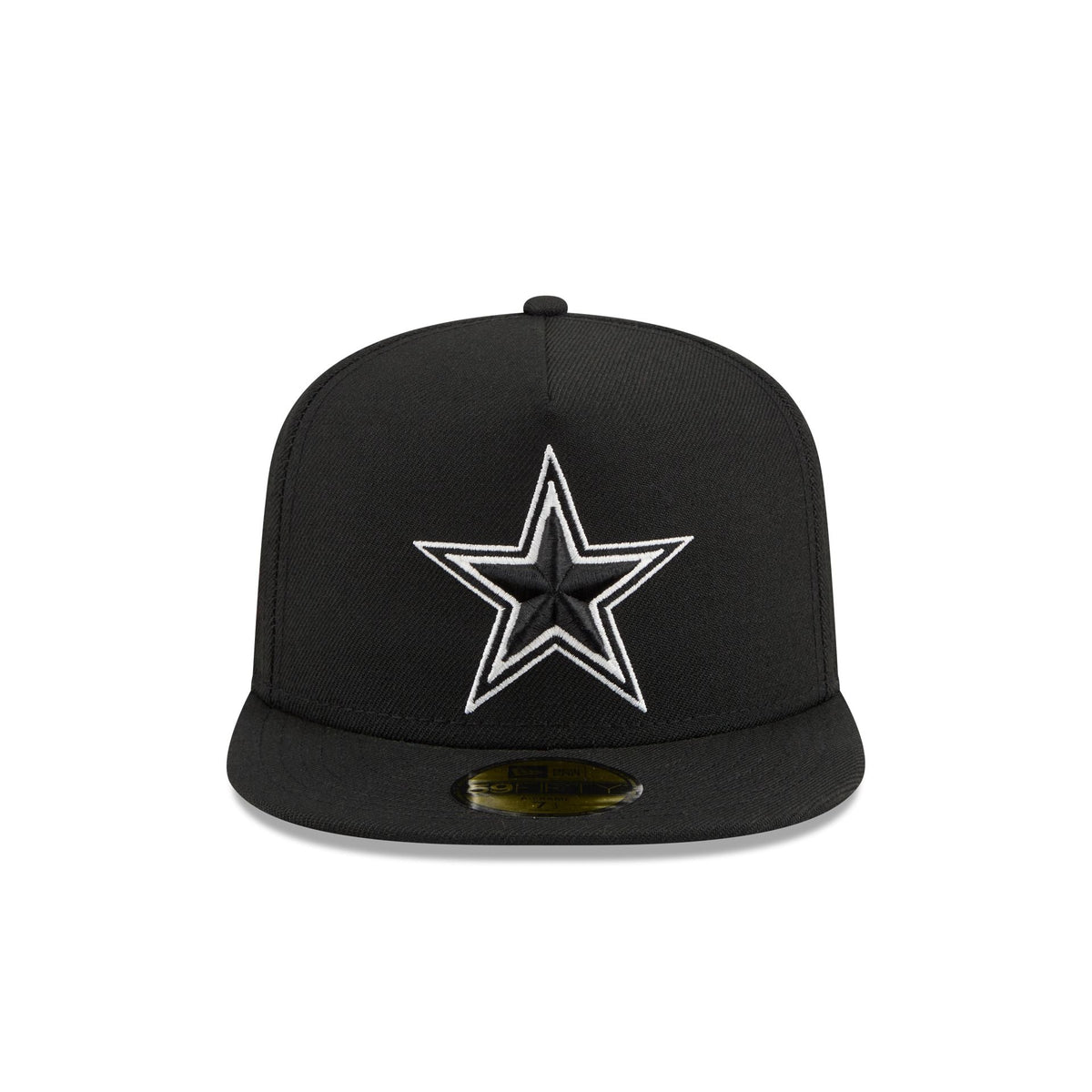 Just Caps Chiseled Logo Dallas Cowboys 59FIFTY A-Frame Fitted Hat