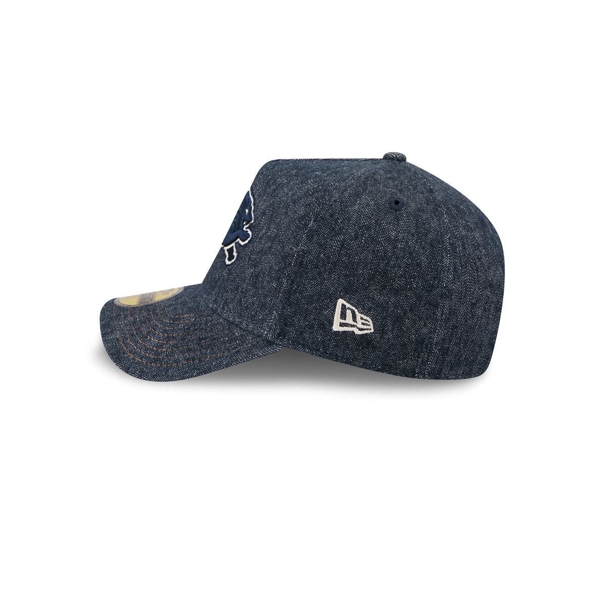 Detroit Lions Denim 59FORTY A-Frame Fitted Hat