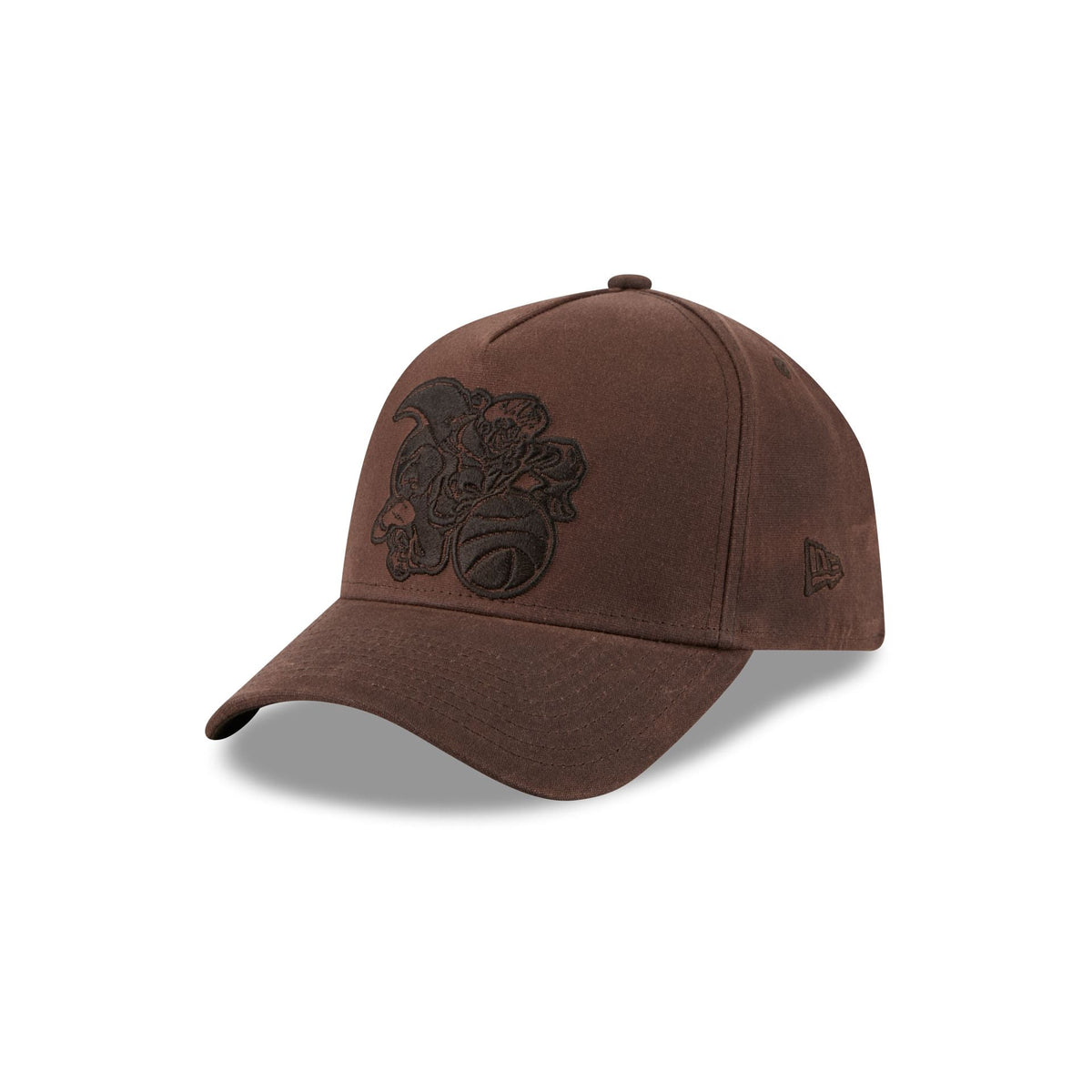 New York Knicks Waxed Canvas Brown 59FORTY A-Frame Fitted Hat