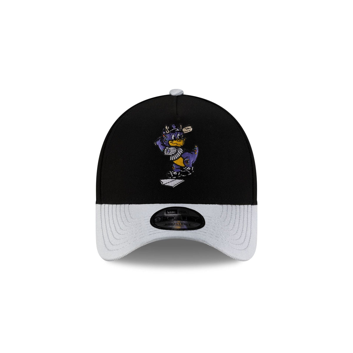 Colorado Rockies Mascot Black 9FORTY A-Frame Snapback Hat