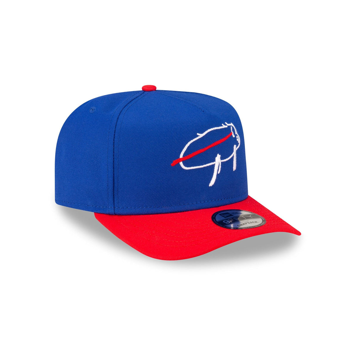 Buffalo Bills Billustration Red 9FIFTY A-Frame Snapback Hat