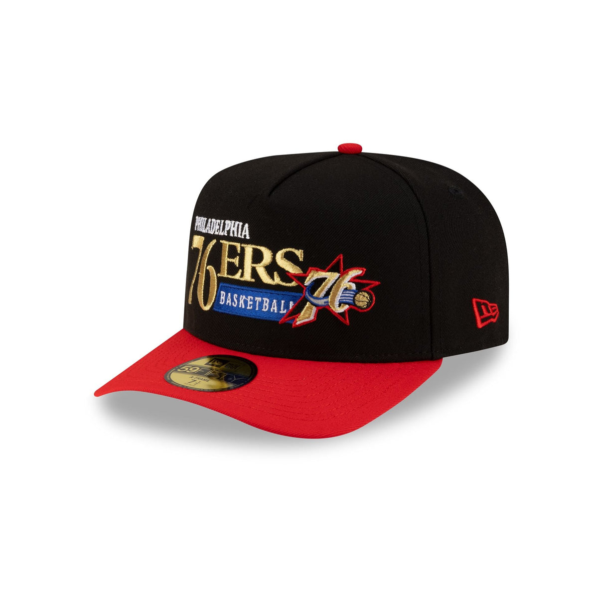Philadelphia 76ers 1997-2009 Hardwood Classics Liner 59FIFTY A-Frame Fitted Hat