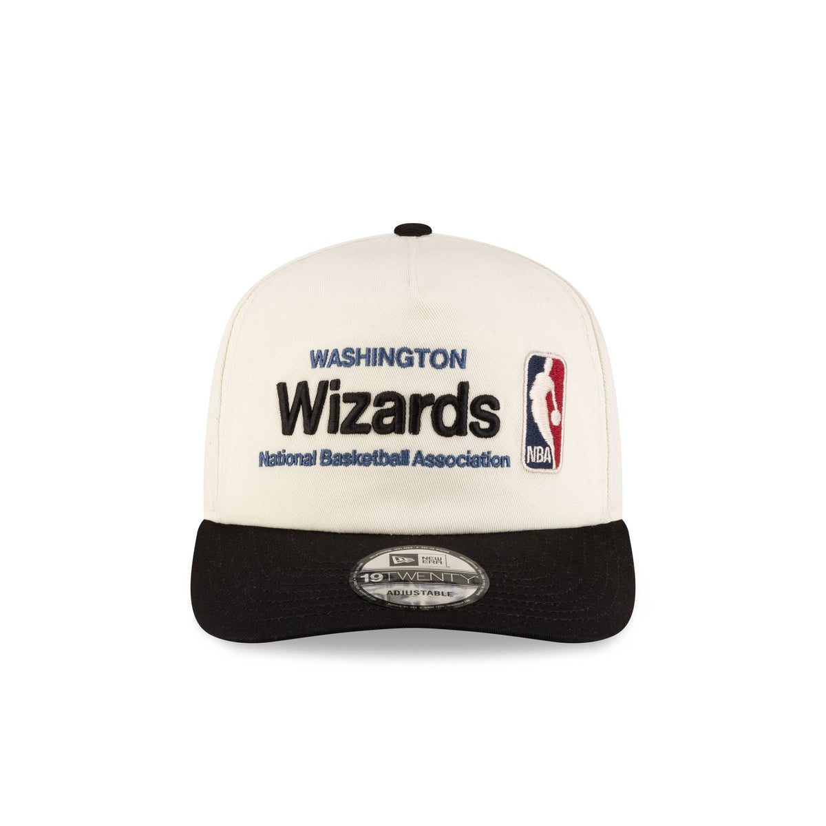 Washington Wizards 1997-2011 Hardwood Classics Sign Stack Chrome White 19TWENTY Adjustable Hat