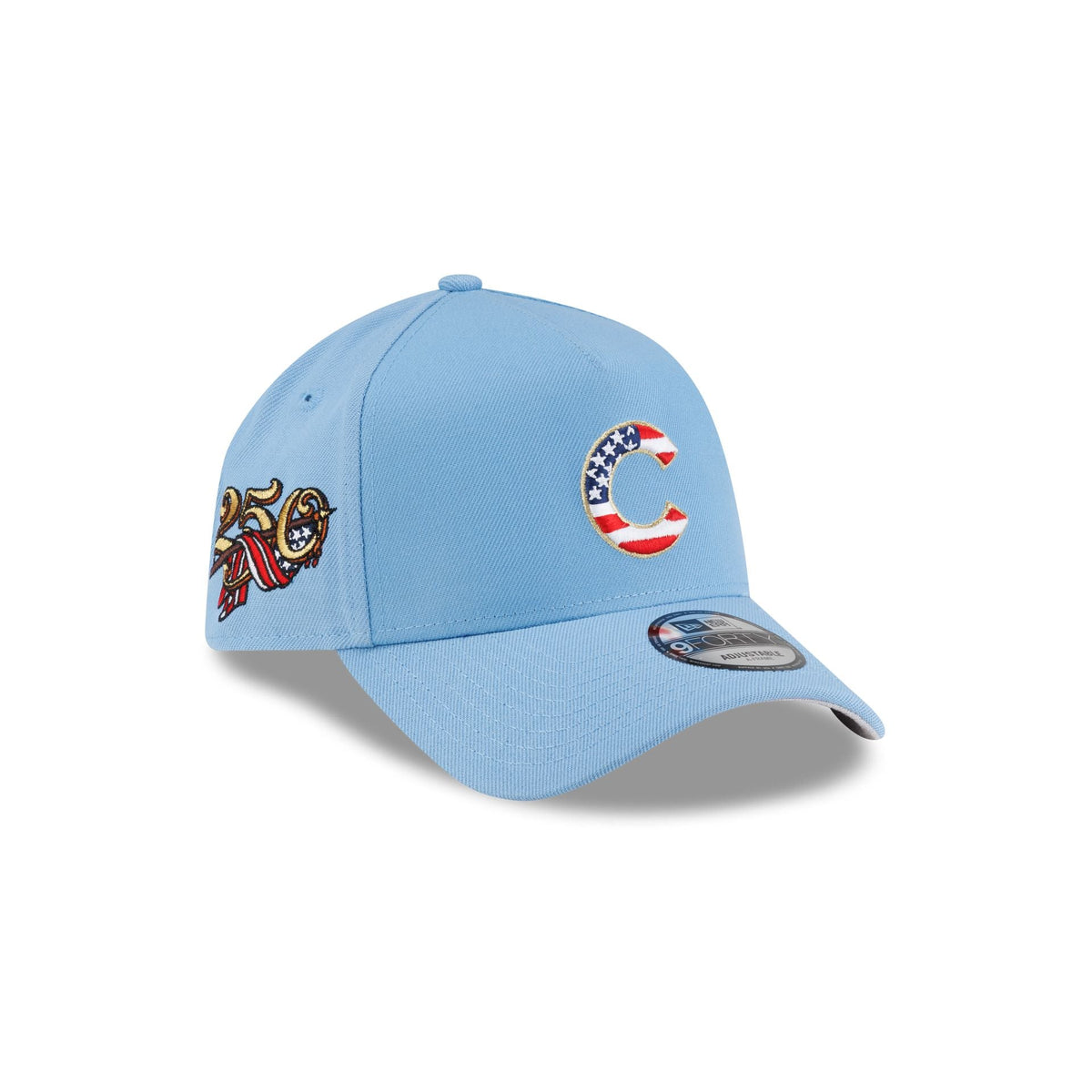 Chicago Cubs Red. White & Blue 9FORTY A-Frame Snapback Hat