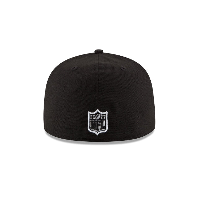 San Francisco 49ers Black & White 59FIFTY Fitted Hat