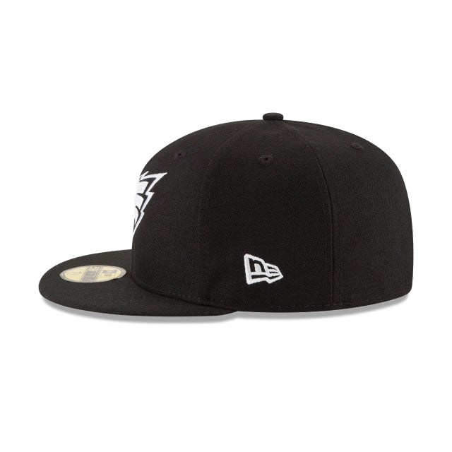 Philadelphia Eagles Black & White 59FIFTY Fitted Hat